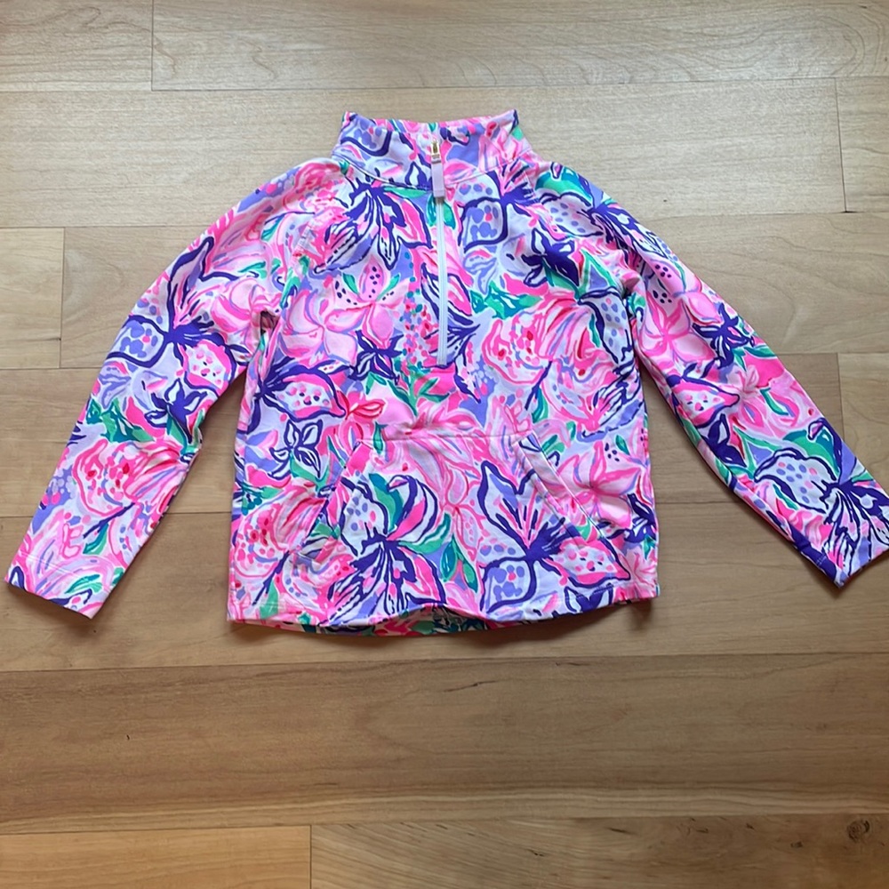 Lilly Pulitzer Girl’s half zip sweatshirt